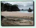 Blick durch die Cathedral Cove