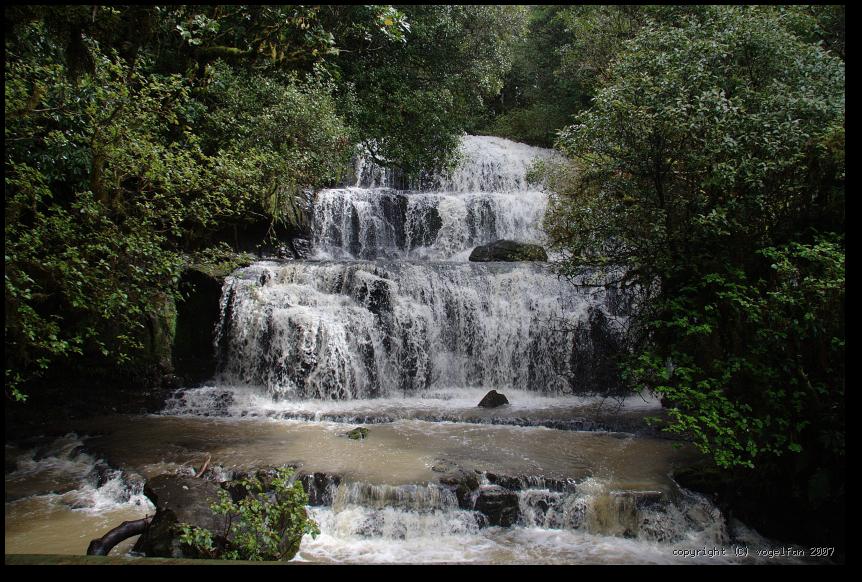 Purakaunui-Wasserfall