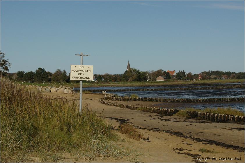 Kein Durchgang bei Flut