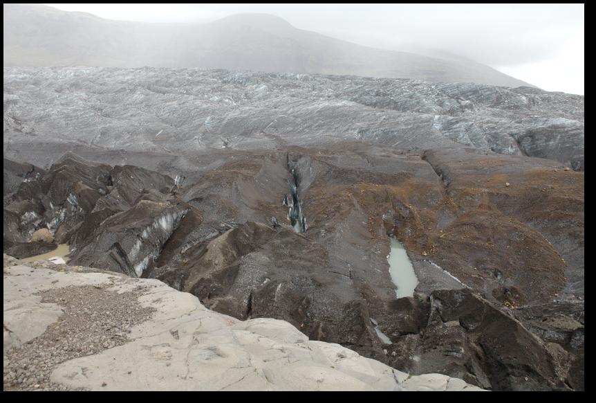Gletscherspalten am Svinafellsjoekull