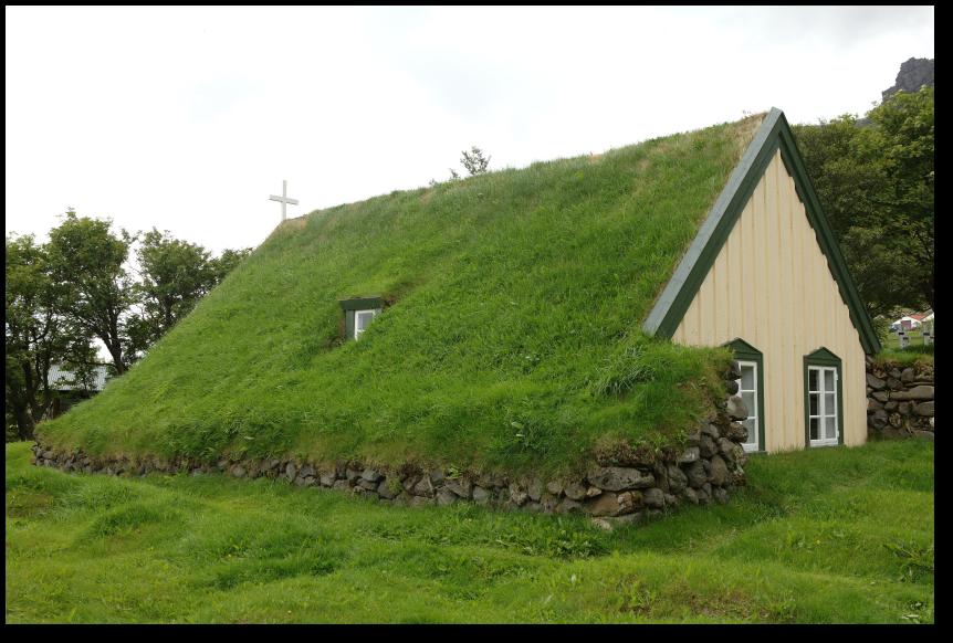 Hofskirkja - Rückseite