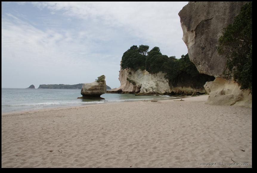 An der Cathedral Cove
