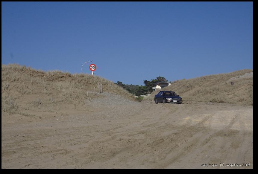 Ortsanfang am 90-Mile-Beach