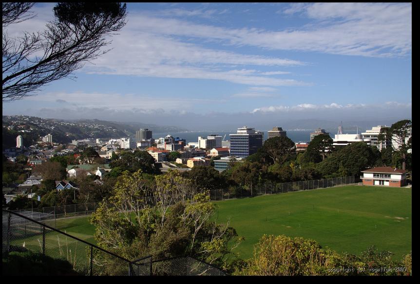 Blick vom Botanischen Garten
