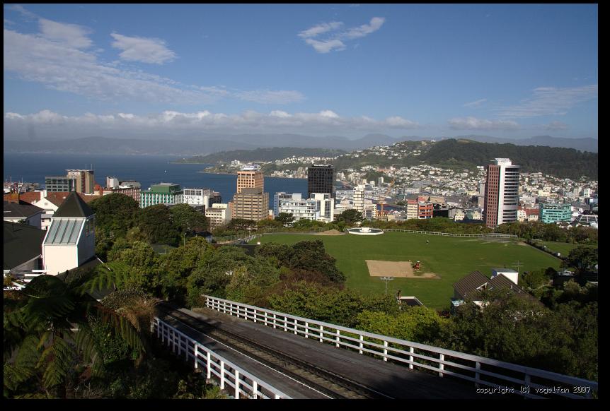 Blick auf Wellington
