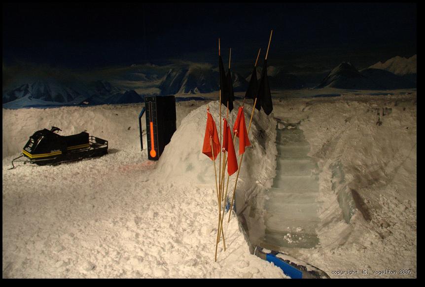 Antarktis-Landschaft