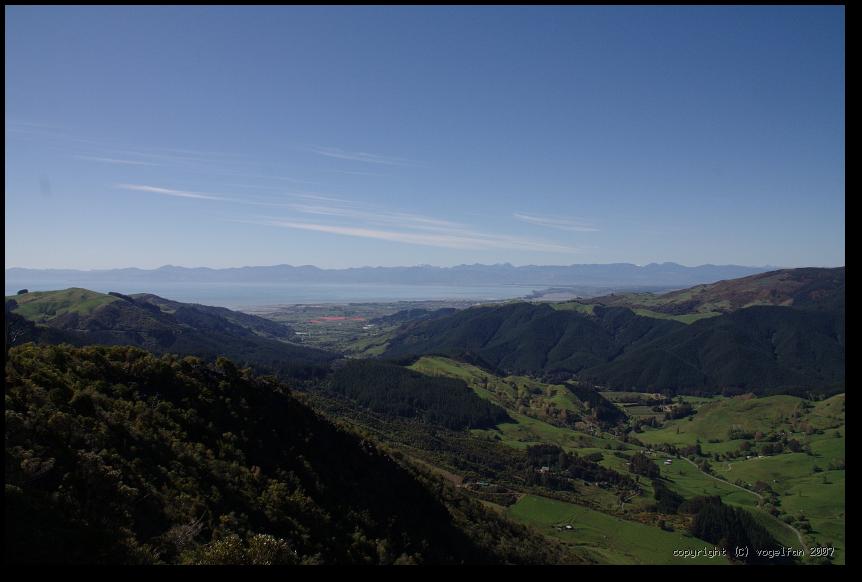 Blick zur Tasman Bay